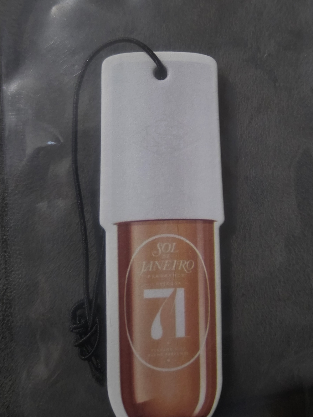 Sol de Janeiro Brown and White Scented Tag Air Freshener
